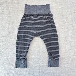 Sanetta Gray Striped Pants EUC 18-24mo